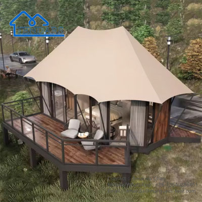 Wodoszczalny Resort Stalowy Namiot Rodzinny Safari Hotel Lodge namiot z łazienką