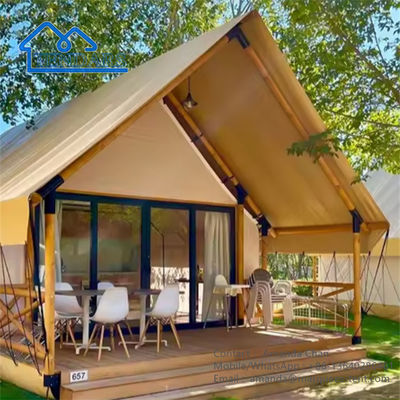 Beżowy kolor luksusowe namioty safari namioty safari dla glampingów