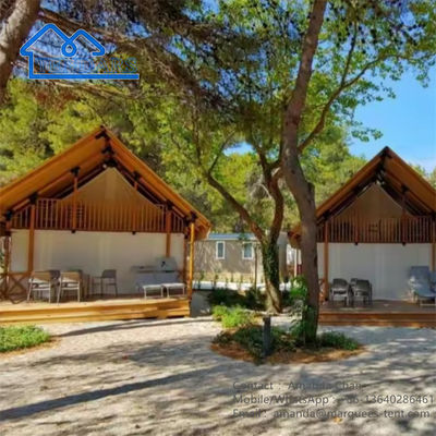 Outdoor Canvas Mobile Safari Living Resort Glamping Tent Luxury Hotel