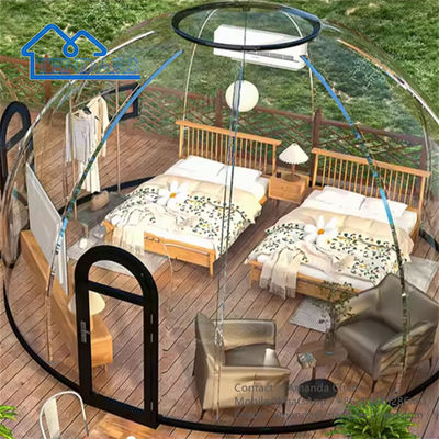 Hotel Glamping Dome Tent Transparent Resort Hotel Tent Do kempingu na świeżym powietrzu