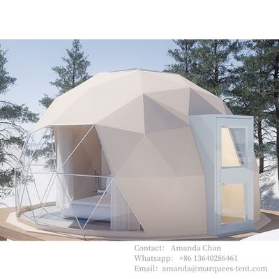 Przechowujący namiot Glamping Dome z wysoką odpornością na temperaturę, namiot hotelowy Glamping