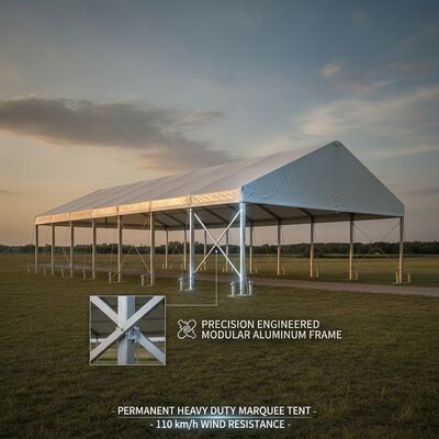 30x40m Przejrzysty dach z PVC serii M Przejrzysty taras taras imprezowy namiot Przejrzysty dach taras świąteczny