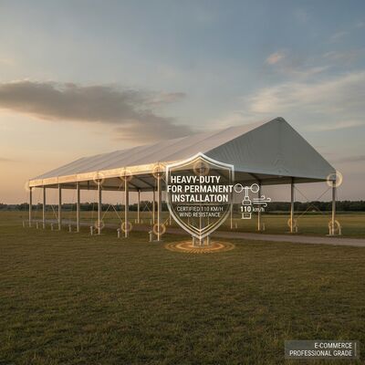 25x40m Przejrzysty dach PVC Series Clear Span Marquee Party Tent Clear Roof Marquee Wystawa Targowa