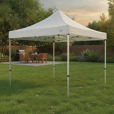 Premium Backyard Party Tailgate Canopy Tent Instant Setup Pop-Up Aluminium Frame NFPA 701 USA