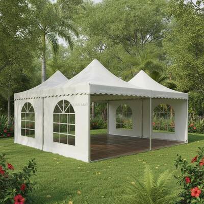 Modularny szybki ustawienie imprezy namiot Marquee wyjmowane ściany boczne ramka aluminiowa dla Malezji Ogród Celebracje