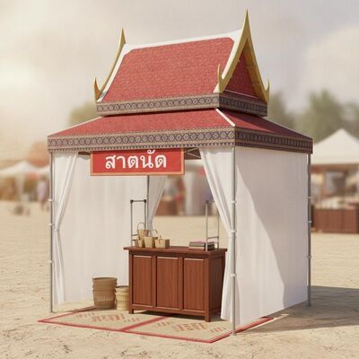 Szybkie ustawienie składany namiot na imprezę namiot na imprezę Tajlandia Festiwal Targowy stolik Targowy baldachin Pop Up Shelter Przenośny